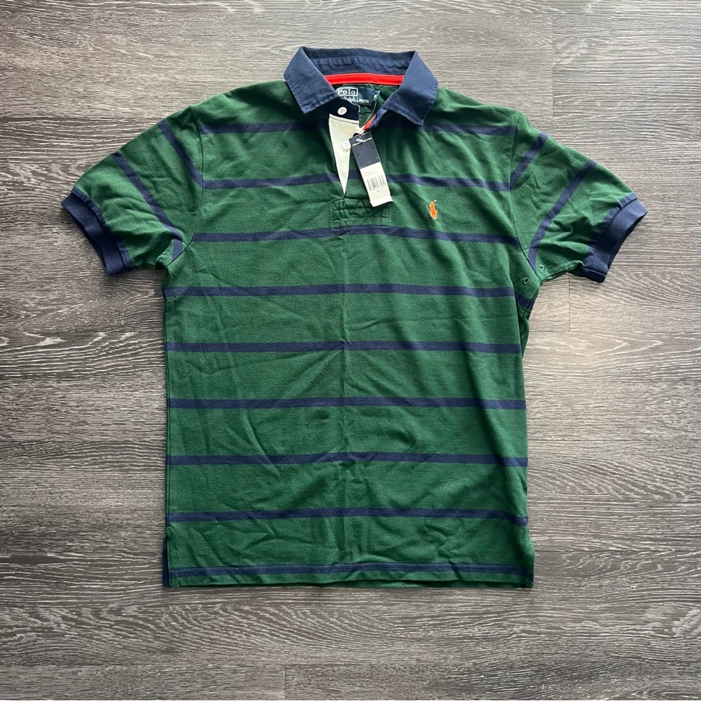 NWT Polo Ralph Lauren Classic Fit Rugby Mesh Polo